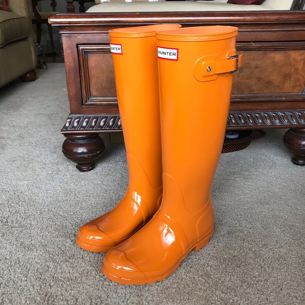 New Hunter Original Tall Boots Size 8